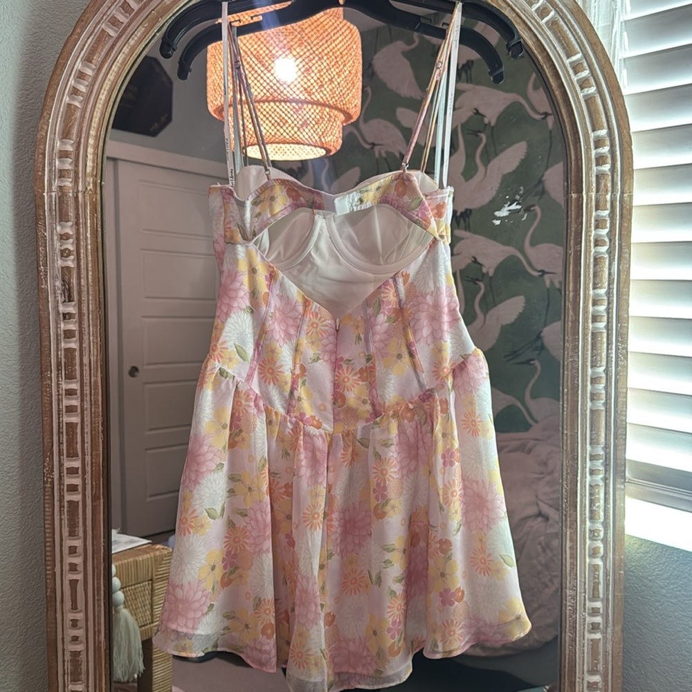 For Love & Lemons Carrie Mini Dress NWT - Picture 4 of 9